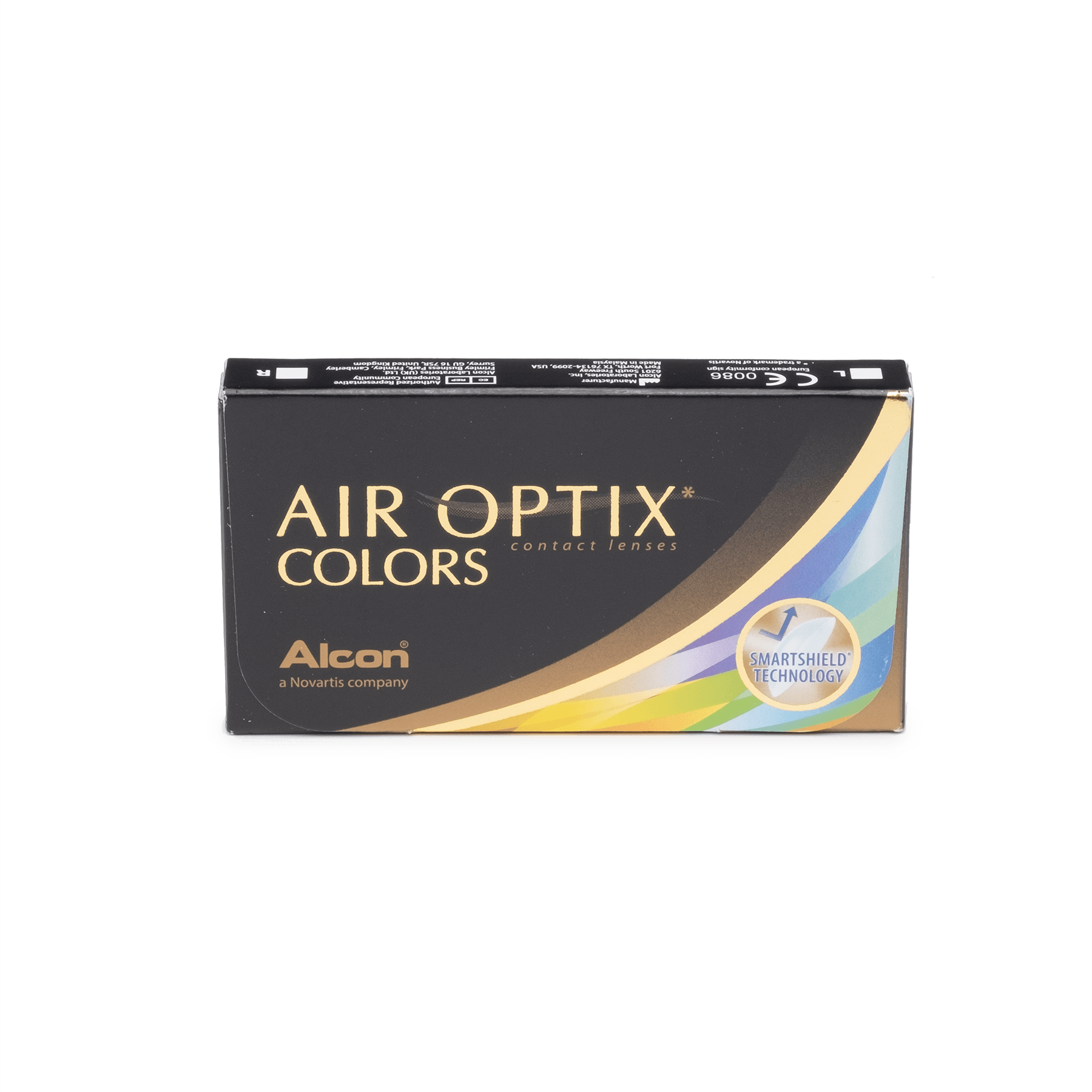a box of air optix colors contact lenses by alcon
