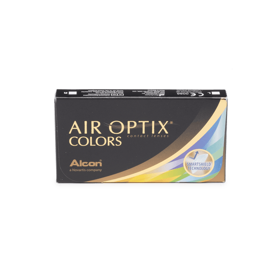 a box of air optix colors contact lenses by alcon