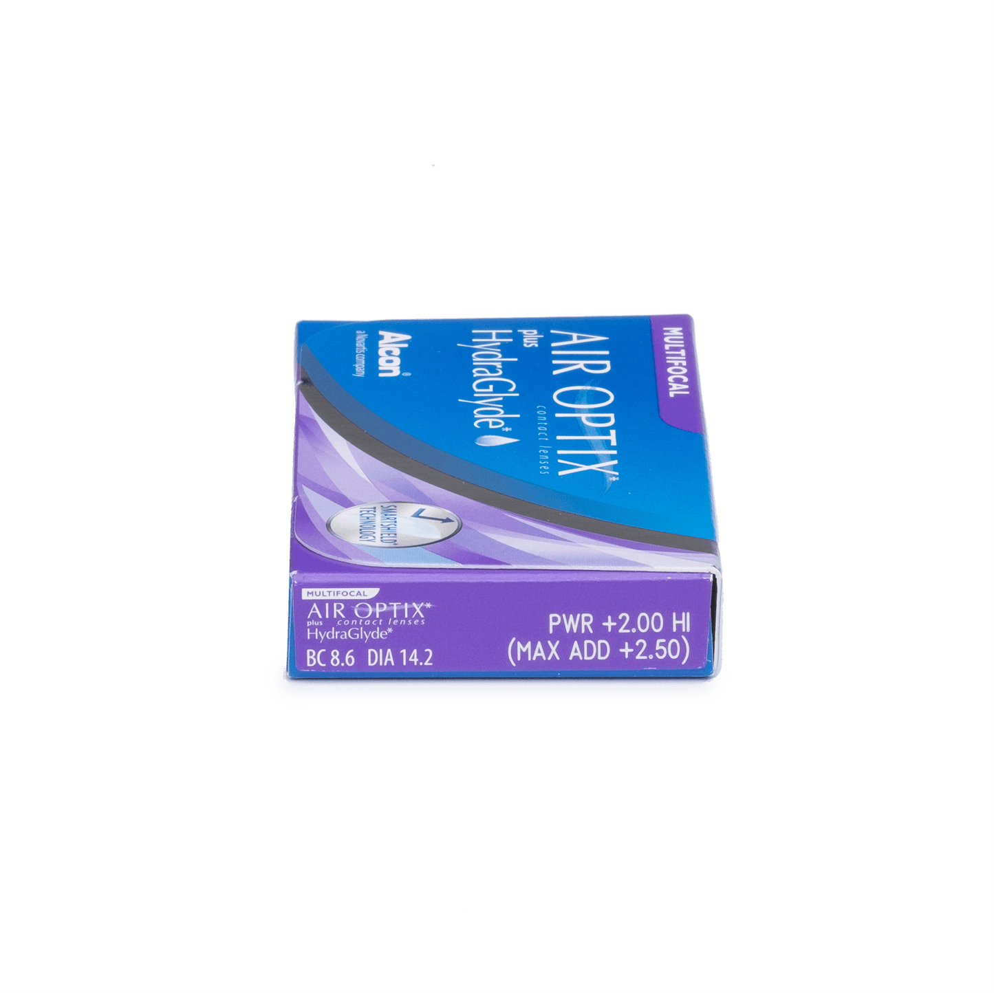 a box of air optix hydraglide contact lenses