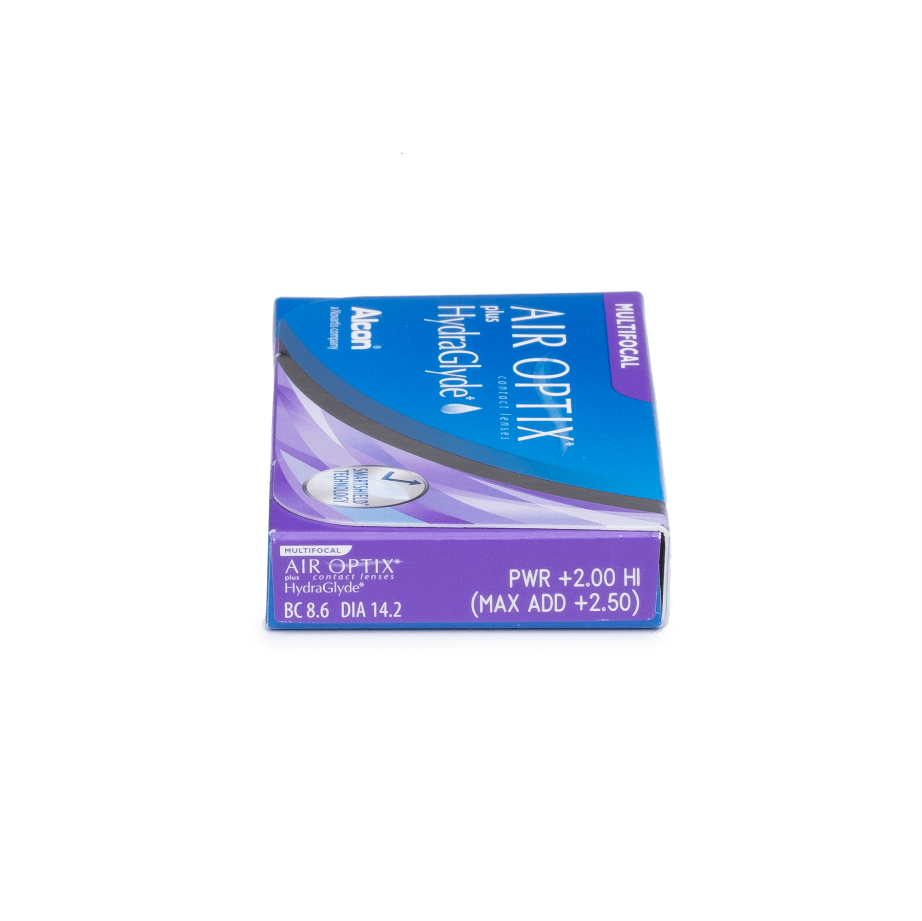 a box of air optix hydraglide contact lenses