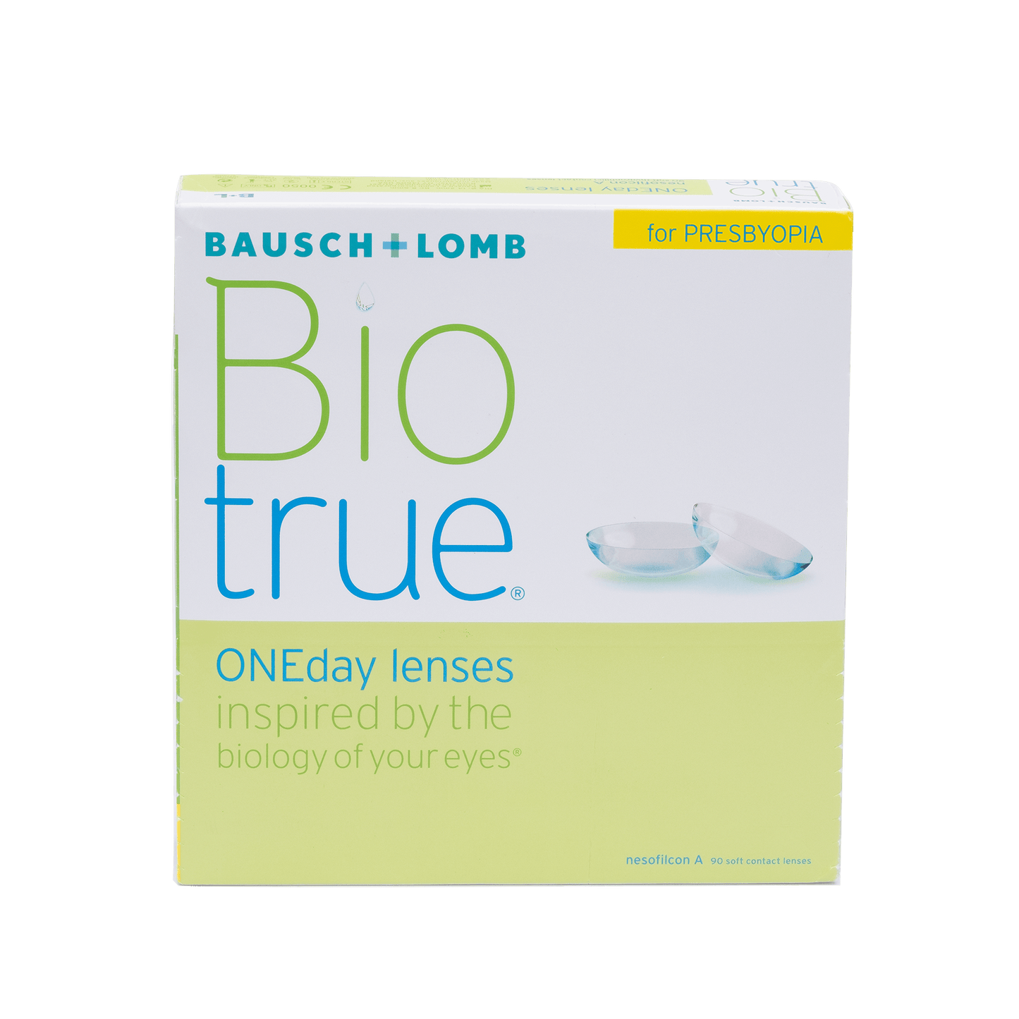 a box of bausch + lomb bio true one day lenses