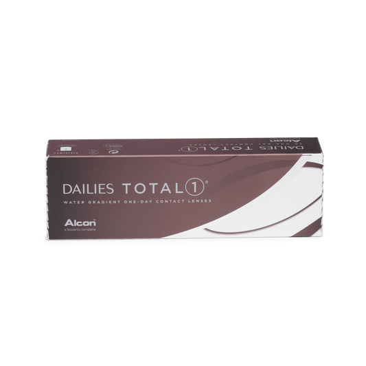 a box of dailies total 1 water gradient one day contact lenses
