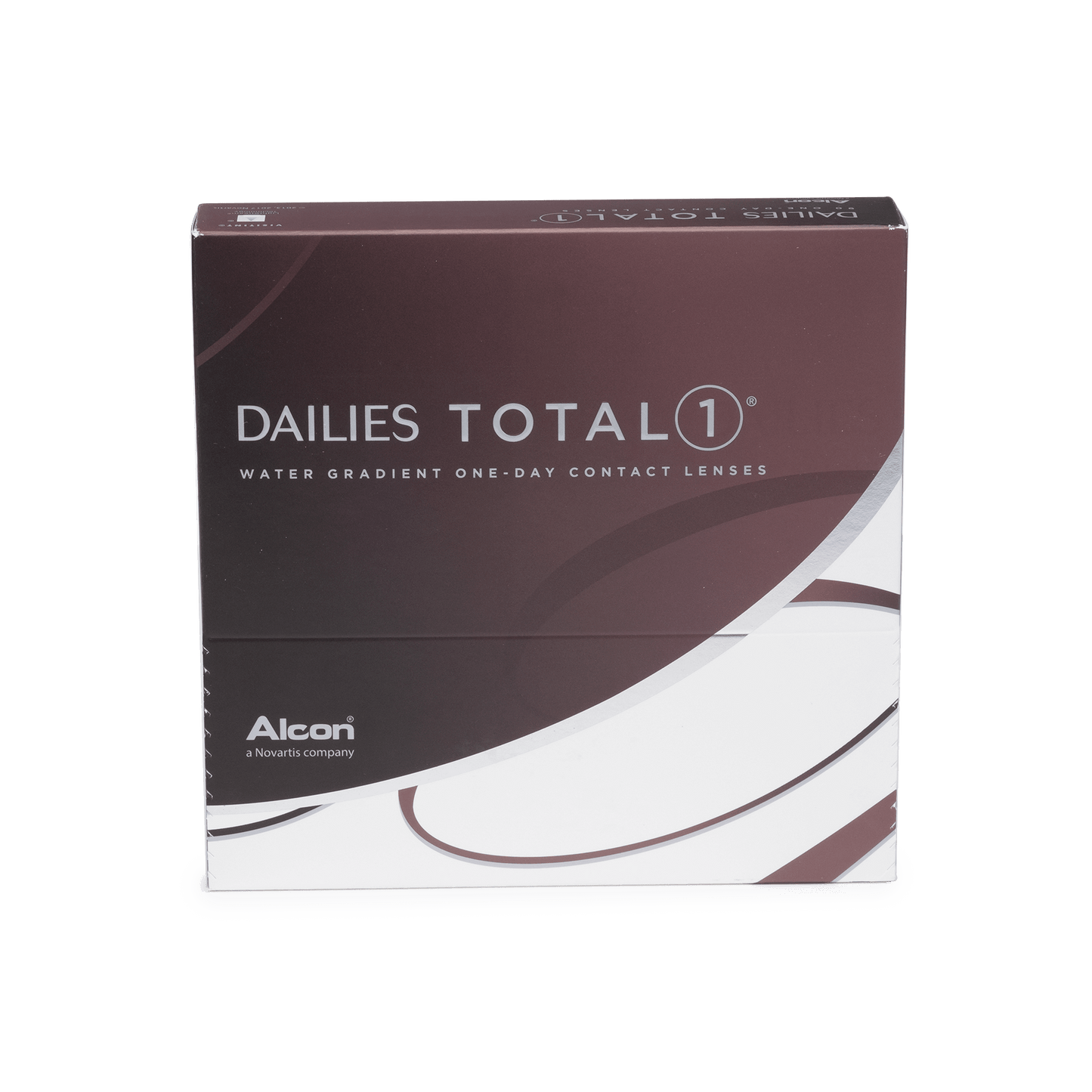 a box of dailies total 1 water gradient one day contact lenses