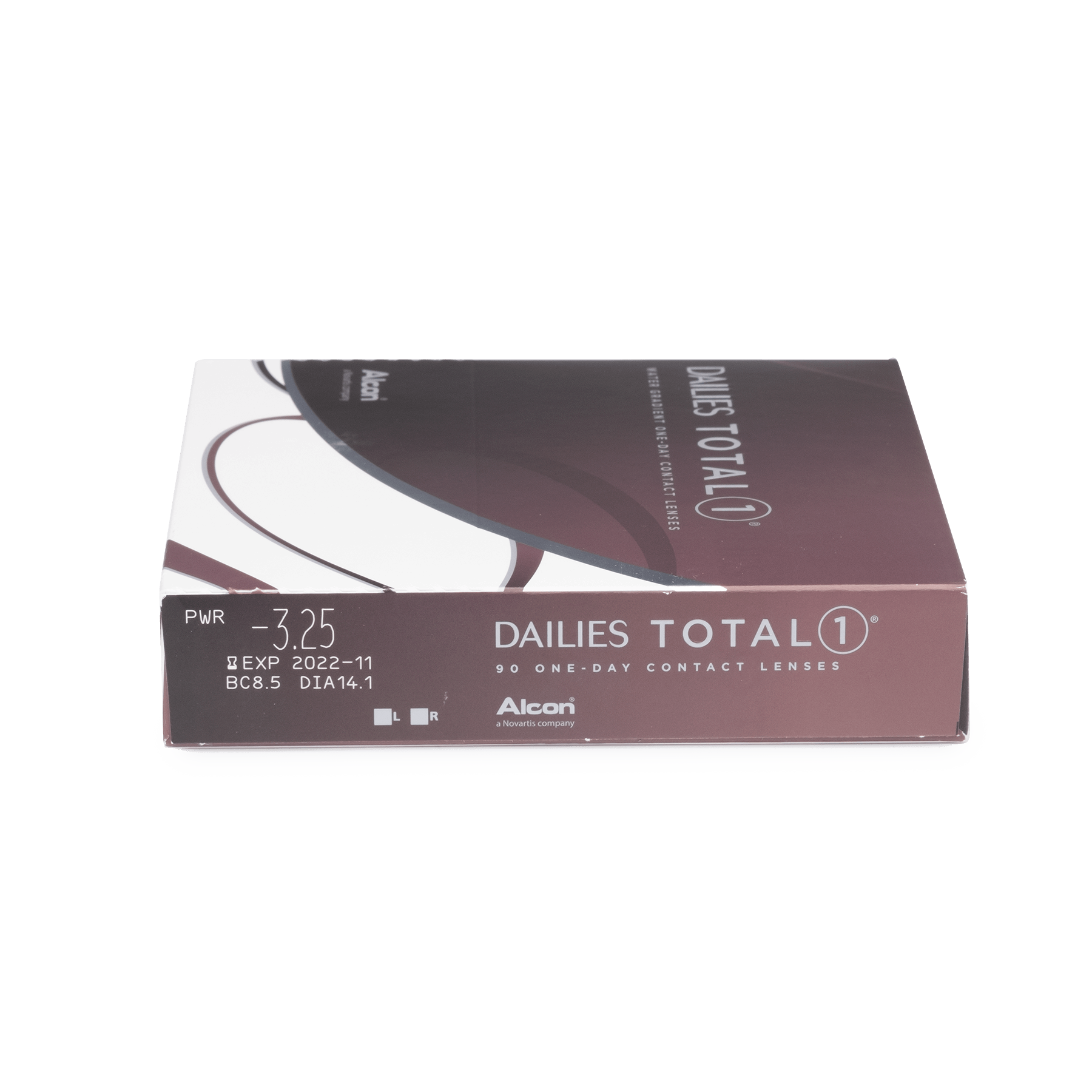 a box of dailies total 1 contact lenses