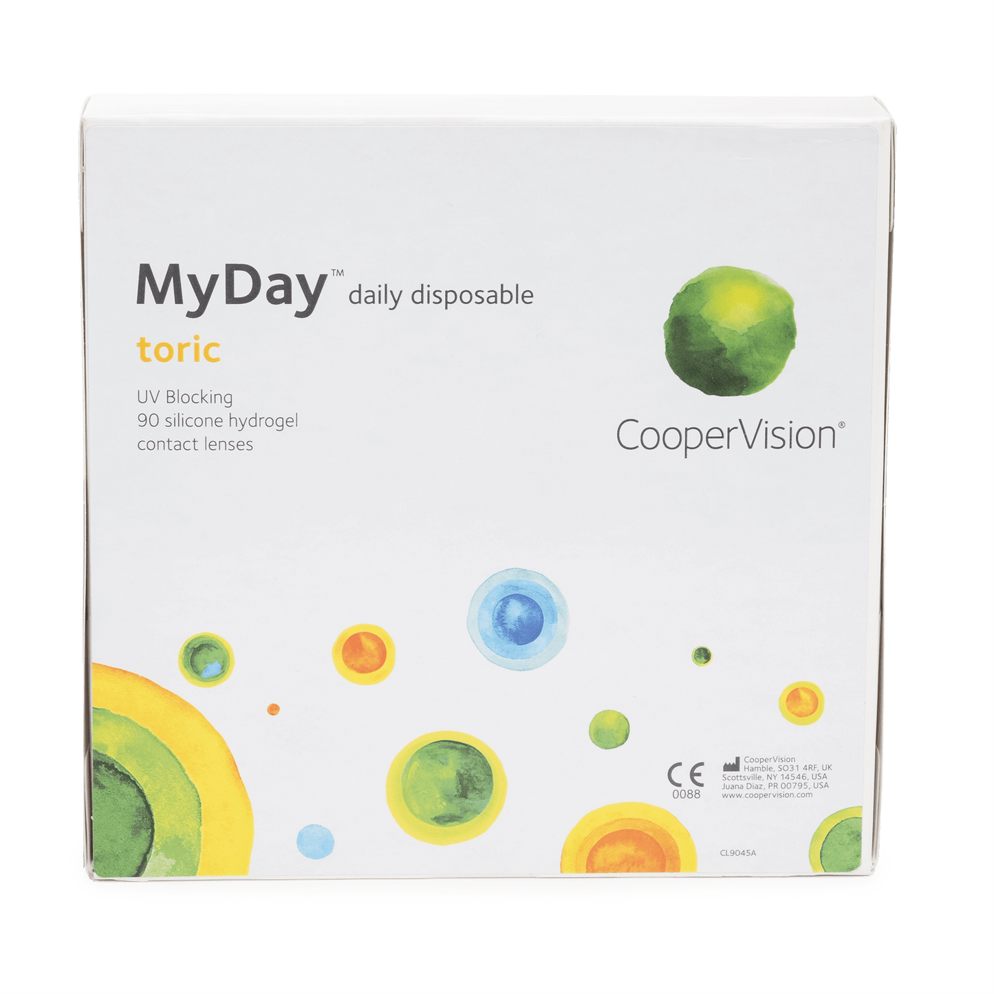 a box of myday daily disposable contact lenses