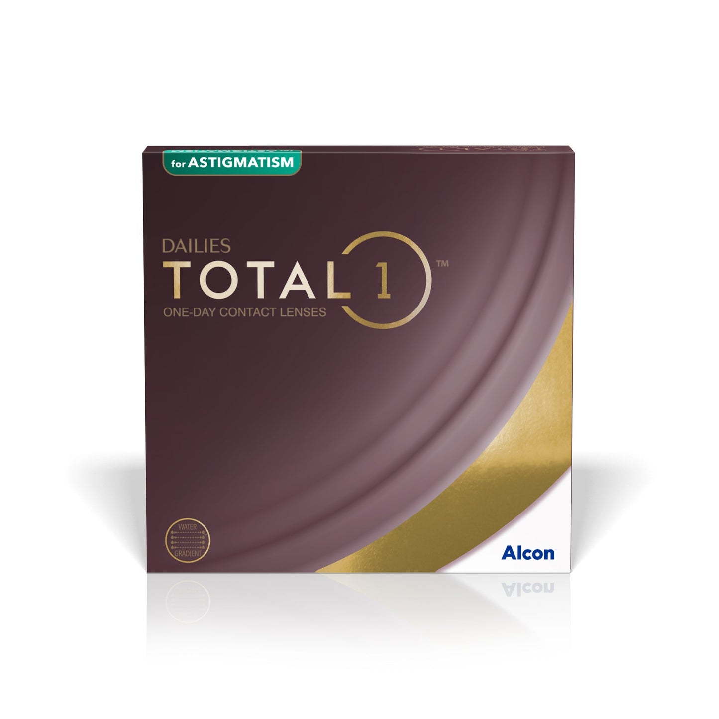 a box of dailies total 1 one day contact lenses