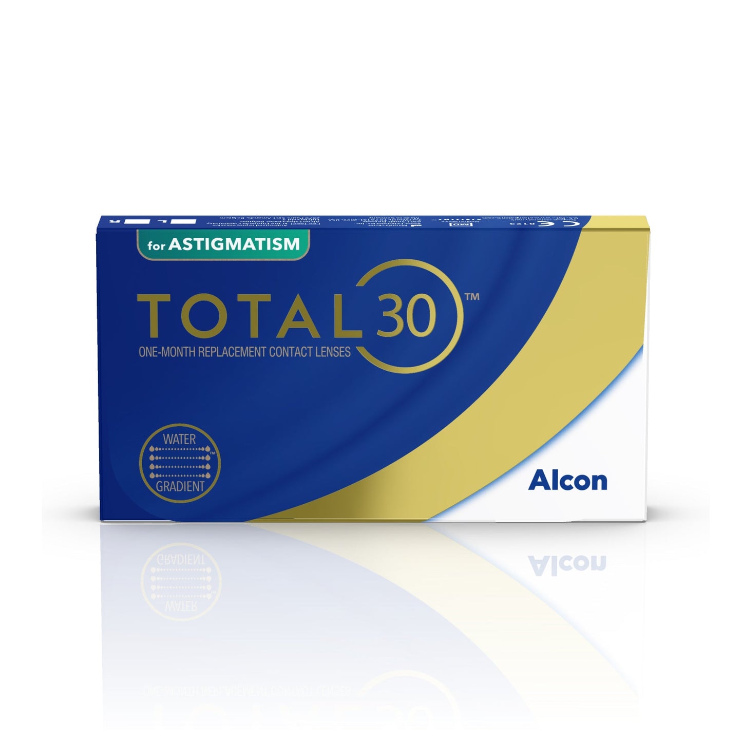 a box of total 30 contact lenses for astigmatism