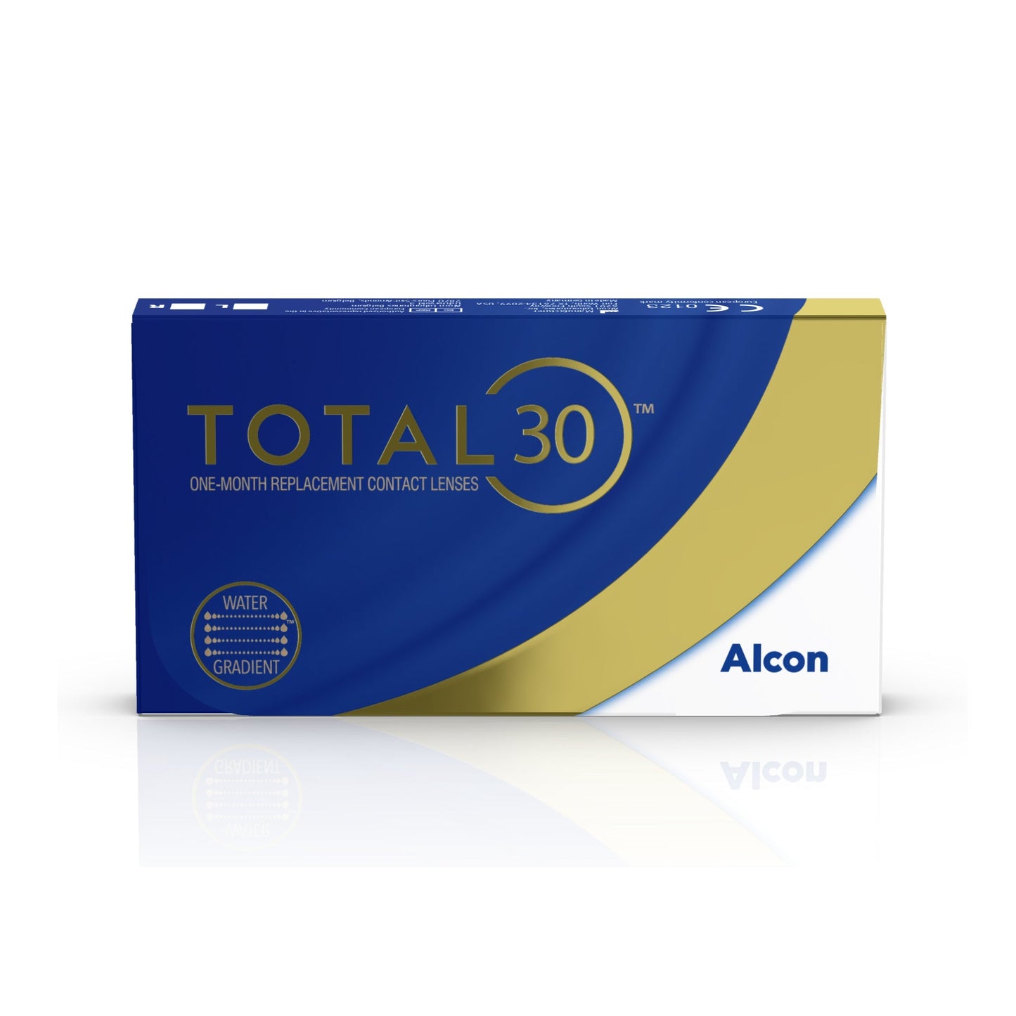 a box of total 30 contact lenses by alcon