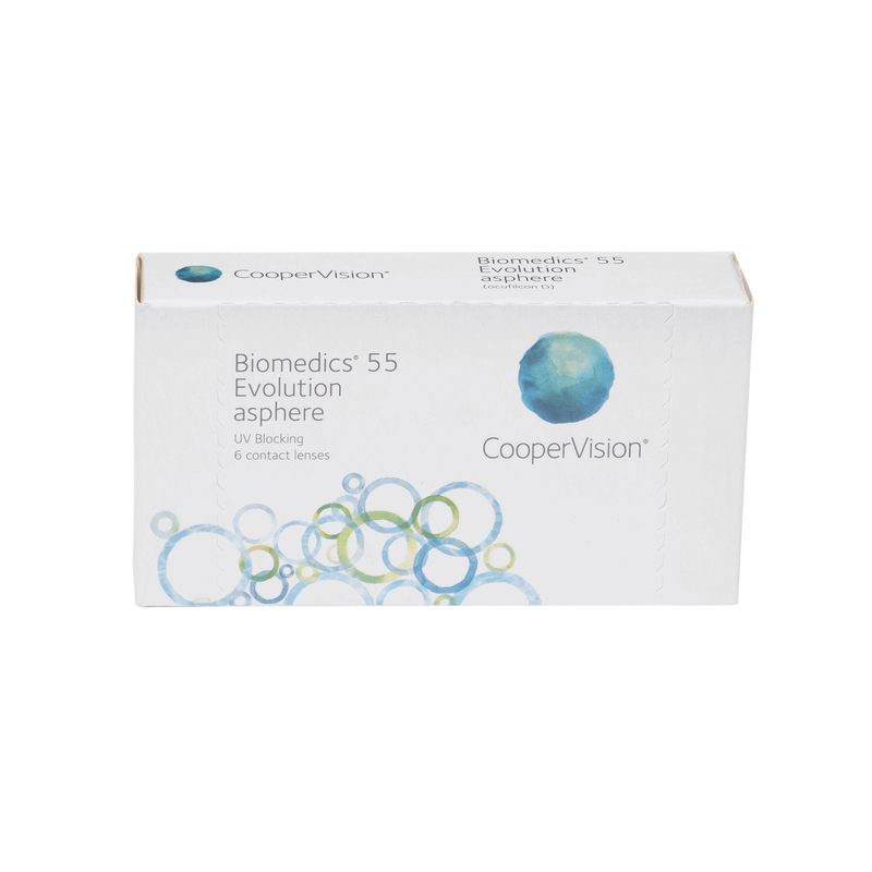 Biomedics 55 Evolution Contact Lenses Box - 6 Pack