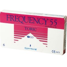 Frequency 55 Toric Contact Lenses 6 pack