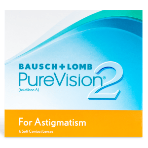 PureVision 2 HD For Astigmatism Contact Lenses Box - 6 Pack