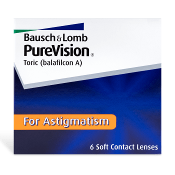 PureVision Toric Contact Lenses Box - 6 Pack