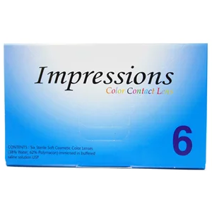 Impressions Color Contacts - 6 Pack